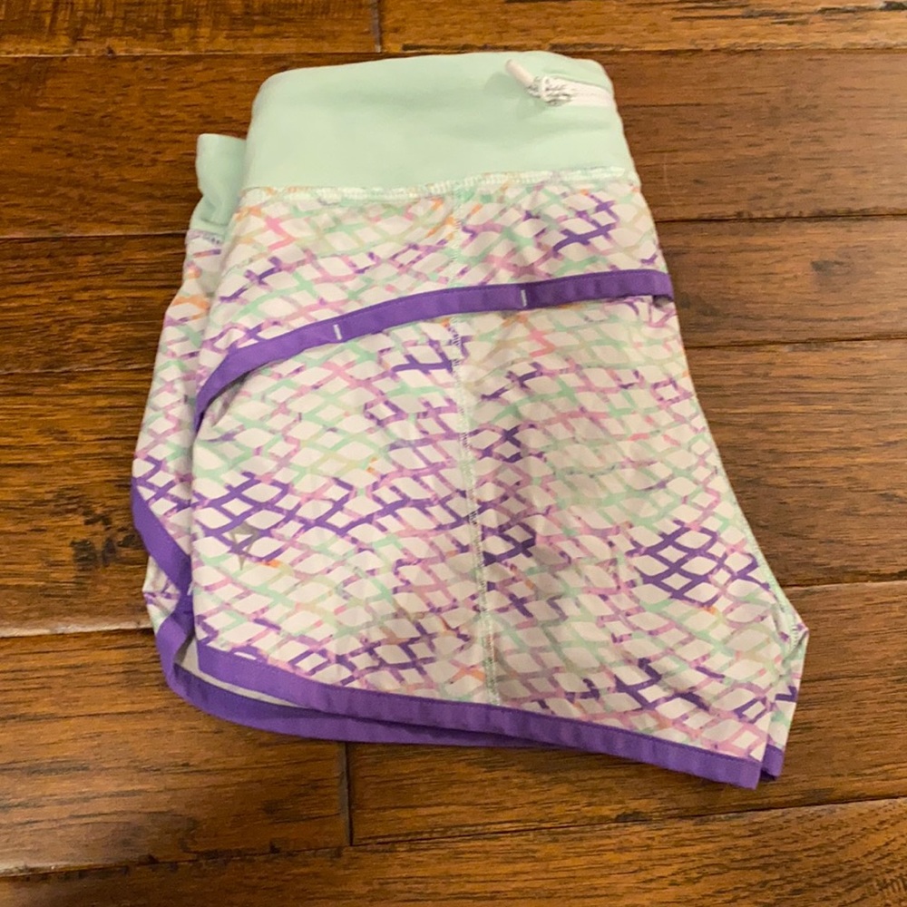 Green and purple ivivva shorts!!